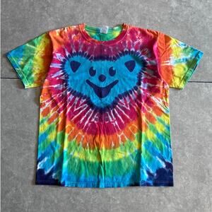 2000s Vintage Grateful Dead Tie Dye T Shirt Size L